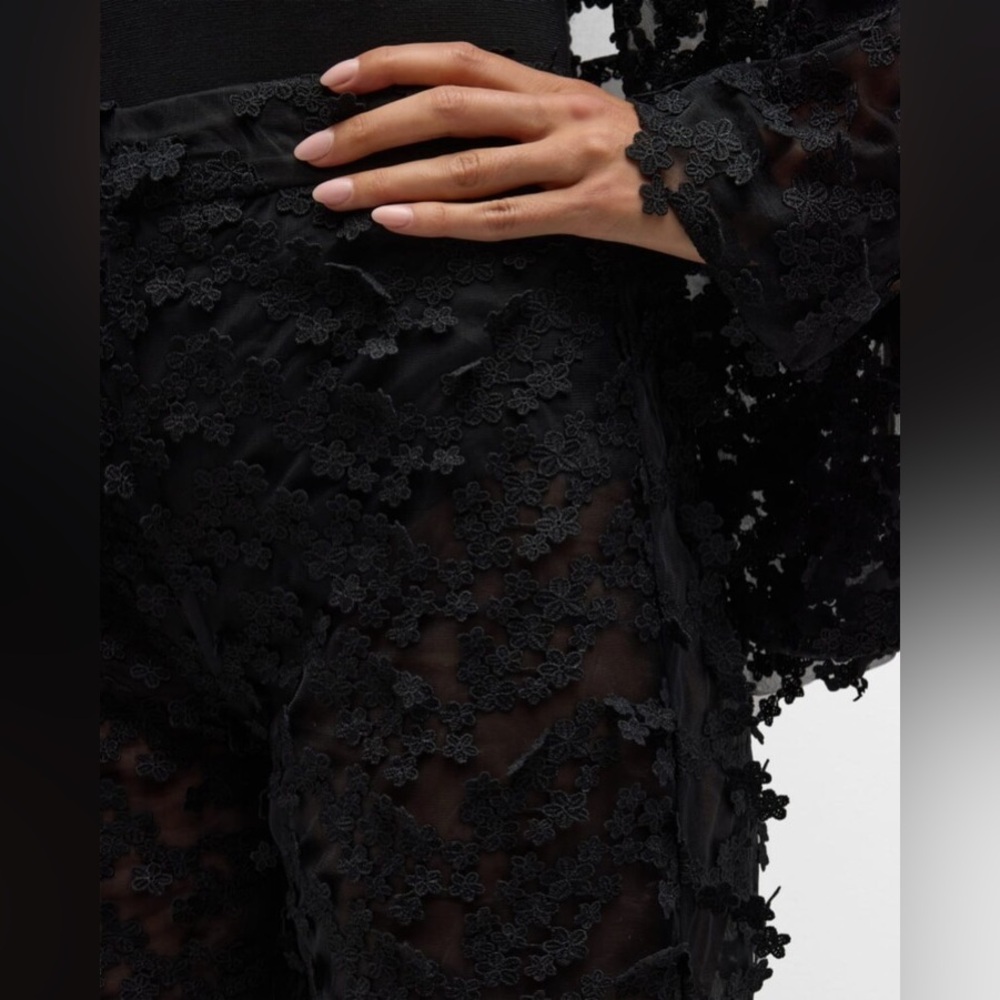 NWT Cynthia Rowley Floral Lace Pants - Picture 4 of 6
